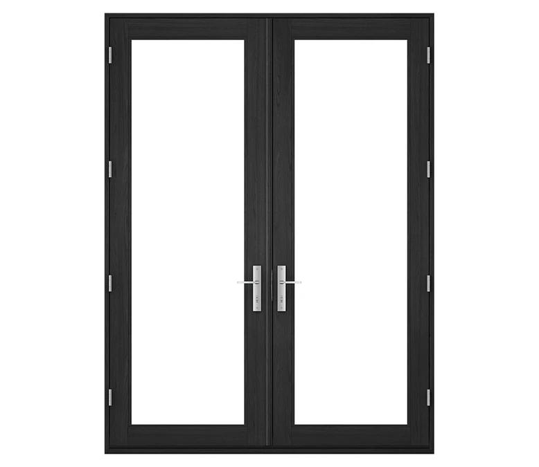 Pella Reserve Contemporary Wood Hinged Patio Door in High Point